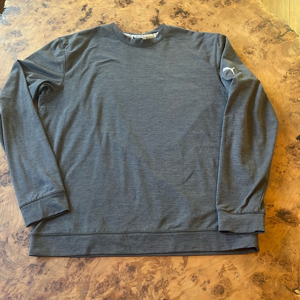 Puma golf crewneck, lightweight golf crewneck, golf attire, resort wear, golf